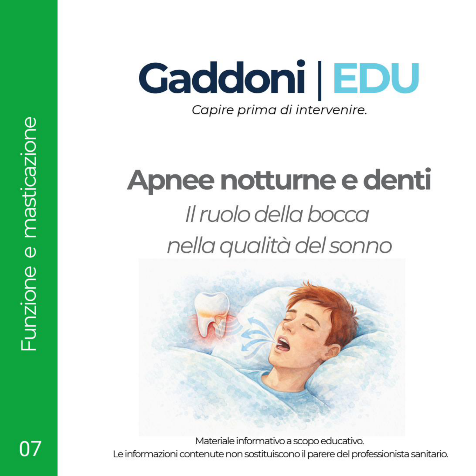 Copertina Apnee notturne e denti