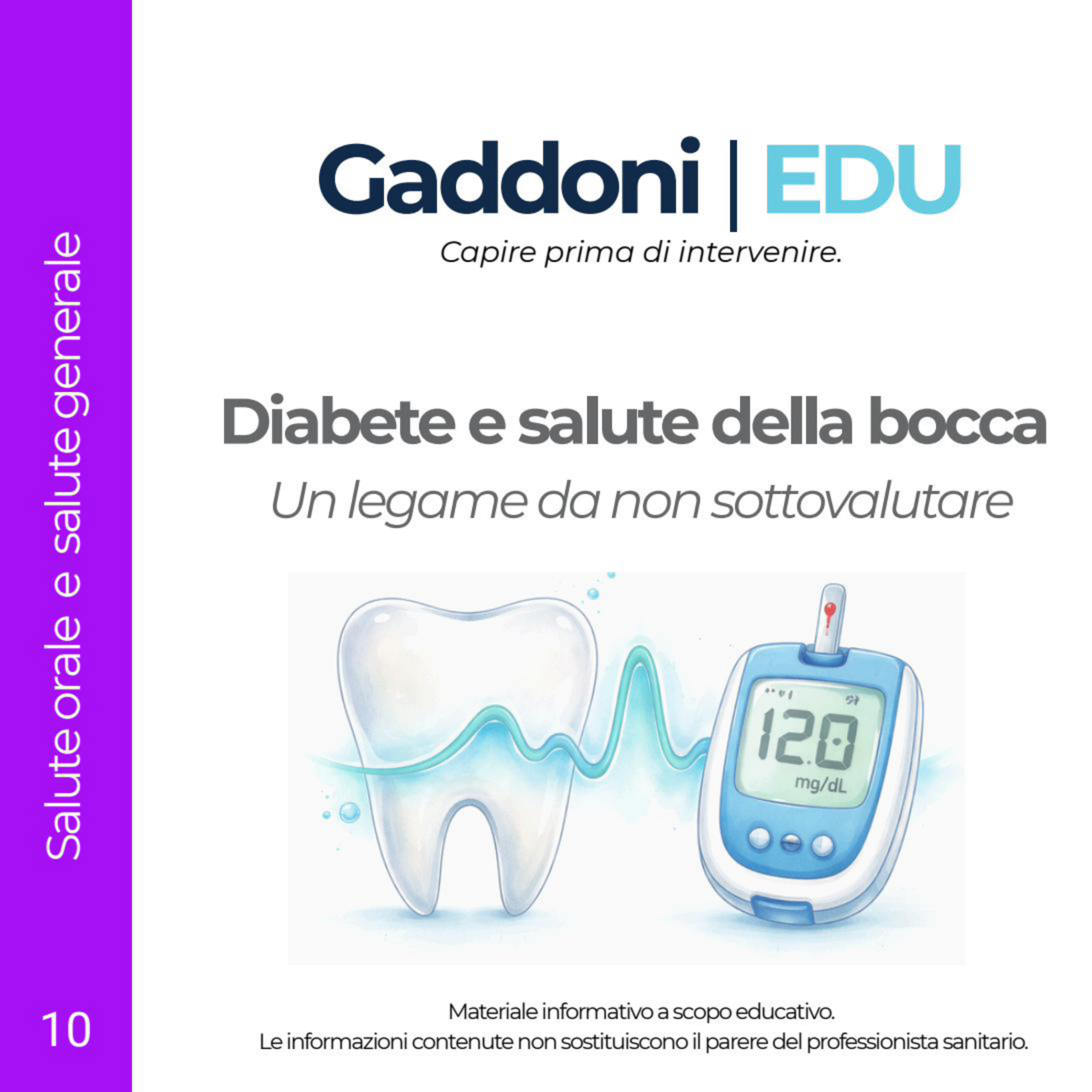 Copertina Diabete e salute della bocca